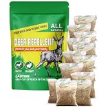 LAQDECDV Deer Repellent, Rabbit Repellent Outdoor, Deer Repellant Plant-12P