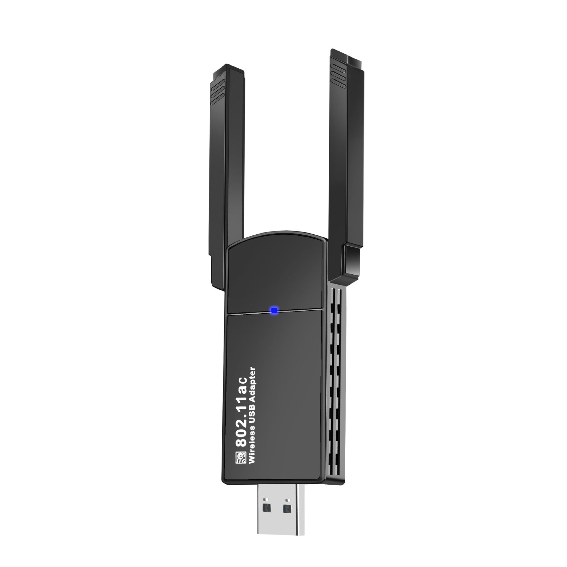 1300Mbps Wireless WiFi Adapter, USB3.0 WiFi Dongle 2.4G/5G 802.11AC Network Adapter Receiver with High Gain Antenna for Desktop Laptop PC-image-0