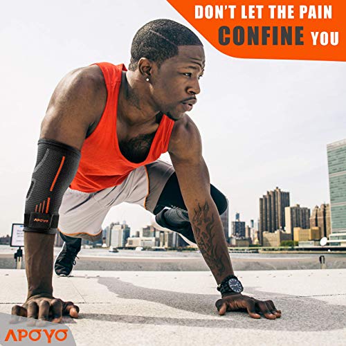 Image of APOYO Tennis Elbow Brace for Women & Men, Workout and Everyday Use (XXL)