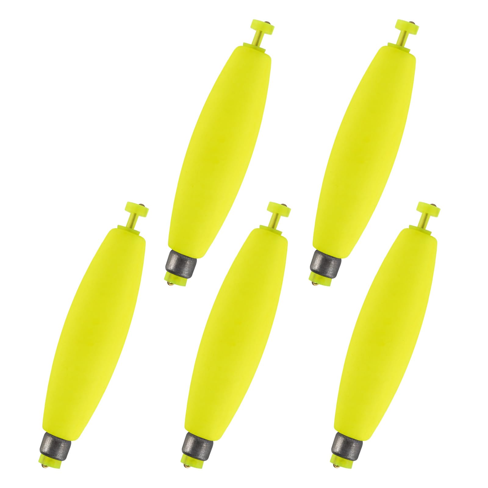 Dr.Fish Cigar Fishing Bobbers Weighted Fishing Floats EVA Foam Snap-On Spring Floats Fly Sea Boat Fishing for Bass Trout Panfish Bluegills