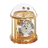  Kaminuhr HERMLE Kirschbaum silber 35cm