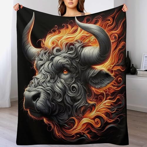 Manta de franela de vaca cálida para cama y sofá 130x180 2