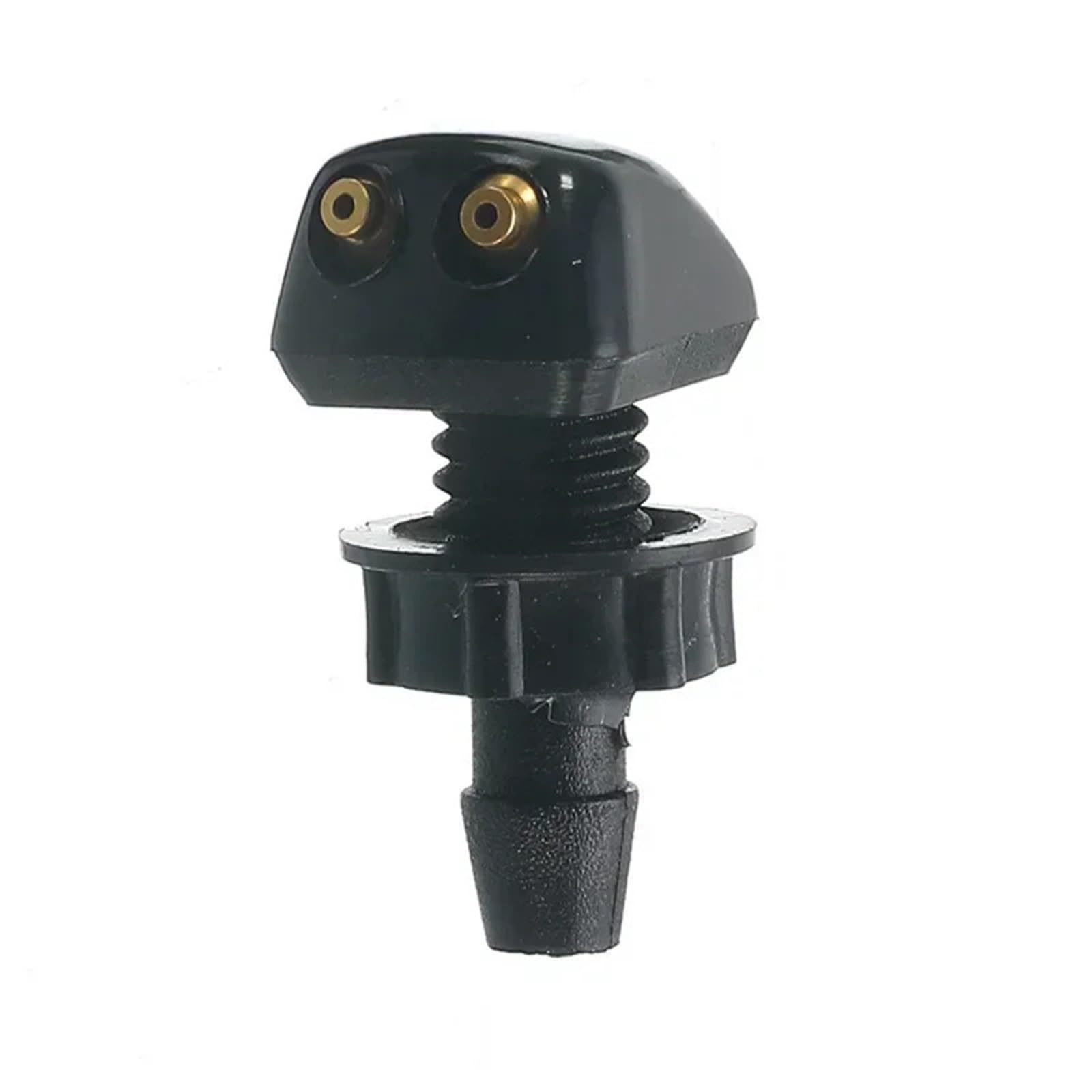 Mobhygct 1Pcs Windscreen Washer Jets Car Dual Holes Windshield Washer Wiper Spray Nozzle Fits Most Models Water Jet(1Pcs)