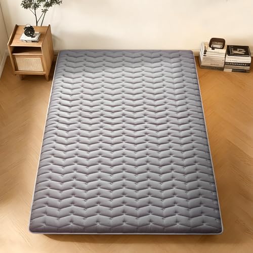 Premium Japanese Floor Mattress Queen Size 80"x 60", Extra Thick Futon Mattress with 100% High Density Foam - Ideal for Comfort and Support, Portable Tatami Mat Sleeping Pad for Guest Room, Dormitory by LILYVIBEBEARHAPPY - Used condition - Image 8