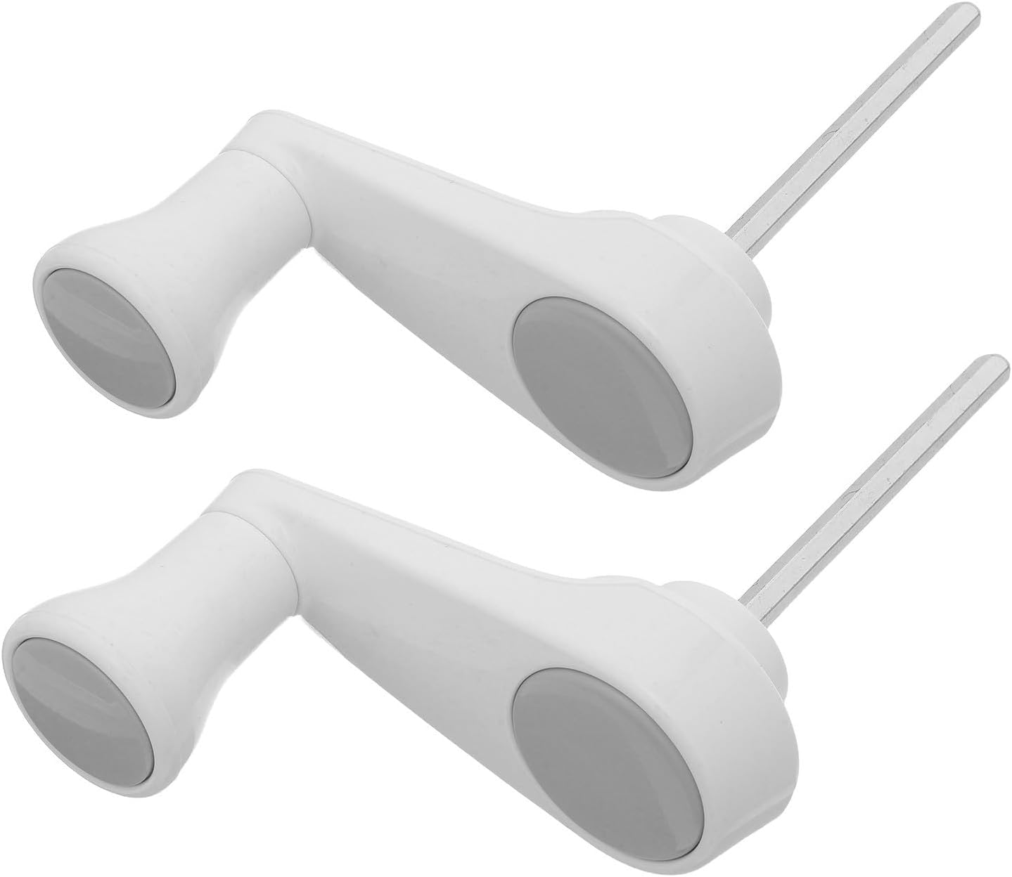 2pcs Standing Desk Hand Crank Handle 6-Tooth Plastic Height Adjustment