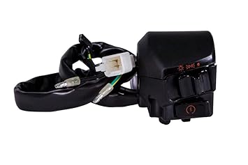 Uno Minda SW-0660M HANDLE BAR SWITCH- RIGHT SIDE (SELF START) WITH WIRE COUPLERS (2) For-HERO-ACHV - DISC