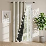 PONY DANCE Cortinas 100% Blackout de Dos Capas para Salon/Dormitorio 140x240cm,...