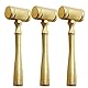 VICASKY 3St Richterhammer Kinderspielzeug Auktionshammer Dekoration Geburtstagsgeschenk holzspielzeug Handwerk Mini Richterhammer aus Holz Hammer für Richter Anwaltshammer hölzern Golden