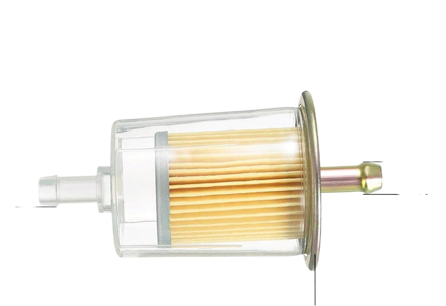 10 filtros de combustible en línea universales de 3/8 pulgadas compatibles con coches, tractores industriales, camiones, motocicletas, vehículos recreativos, motores a gasolina
