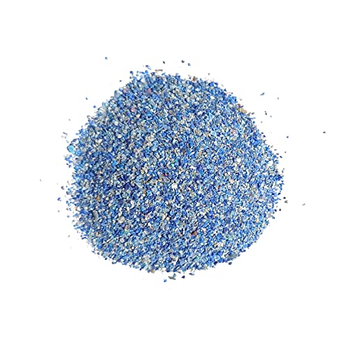 Lapis-lazuli écrasé pour fabrication de bijoux en résine