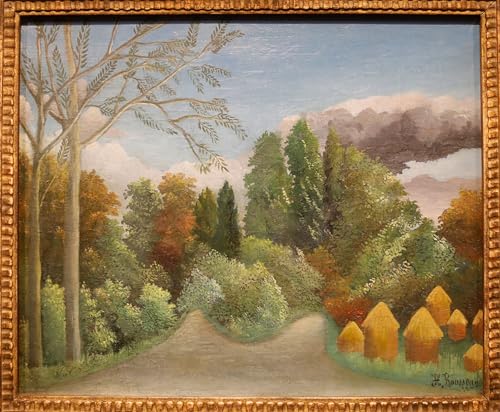 Peinture sur toile Bord de l'Oise style nordique pour créer un cocon zen dans votre chambre
