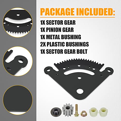 image for Wztepeng Steering Sector Gear Pinion Gear Repair Kit 19 Teeth Compatib