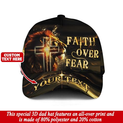 Gorra personalizada Faith Over Fear para hombre y mujer miniatura 2