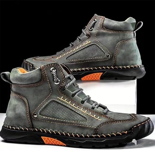 Saw Behind Mens Boots, Saw Behind Men's Comfortable Handmade Leather Boots, Waterproof Mens Boot, Arch Support2