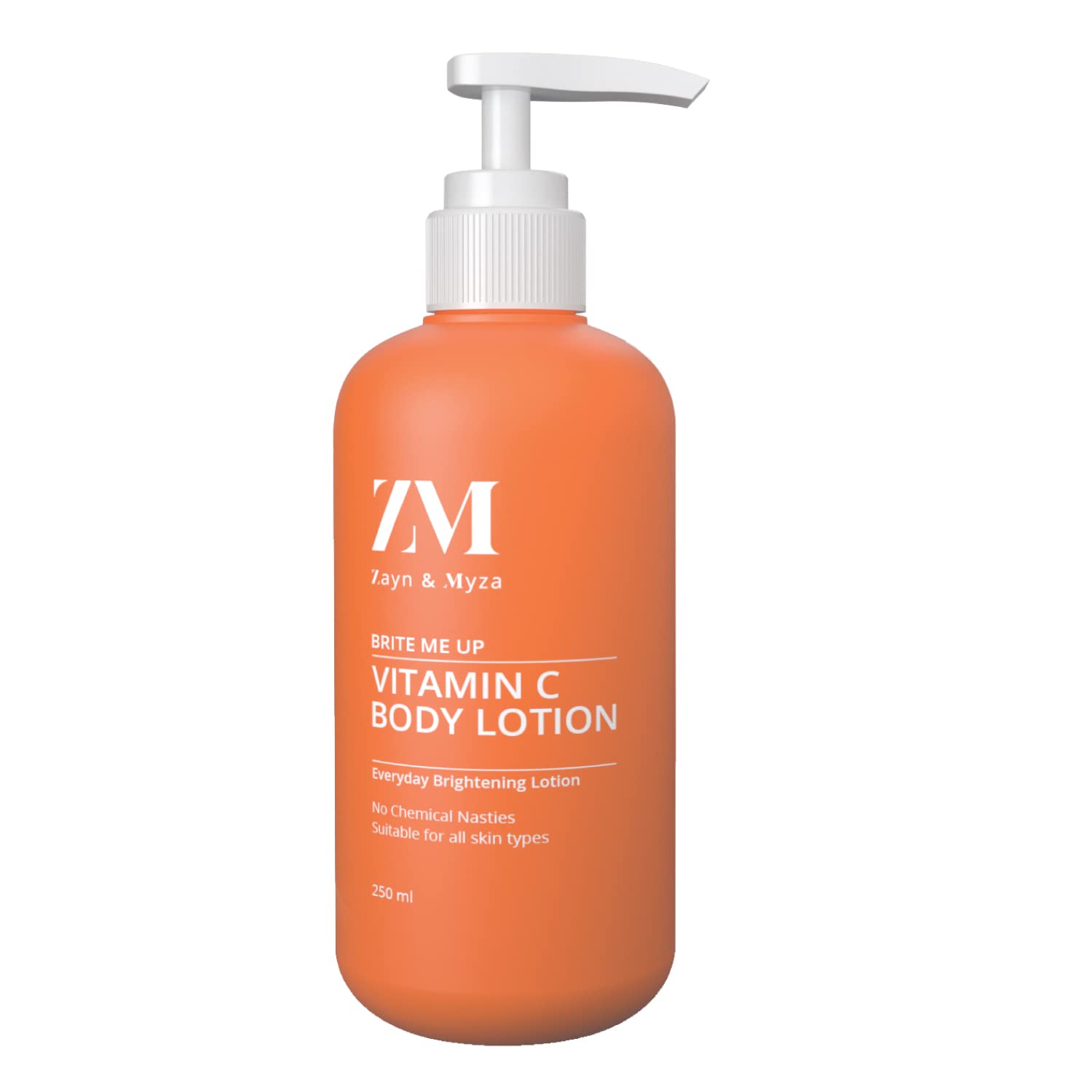 ZM Zayn & Myza Vitamin C Body Lotion, Glow Reviving & Skin Brightening lotion, Enriched with Vitamin C, Shea butter, Alpha Arbutin and Niacinamide, Suitable for All Skin Type, 250 ml