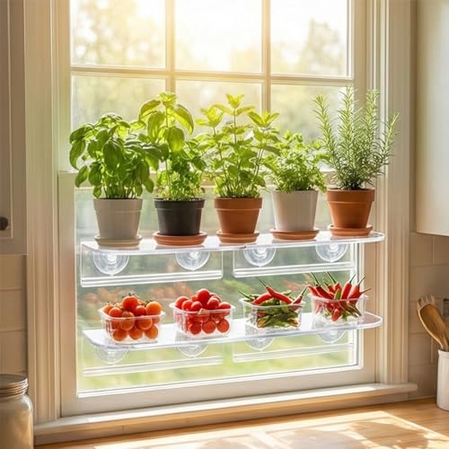 Étagère de jardin ventilée et support plantes multi-usage compact - 7
