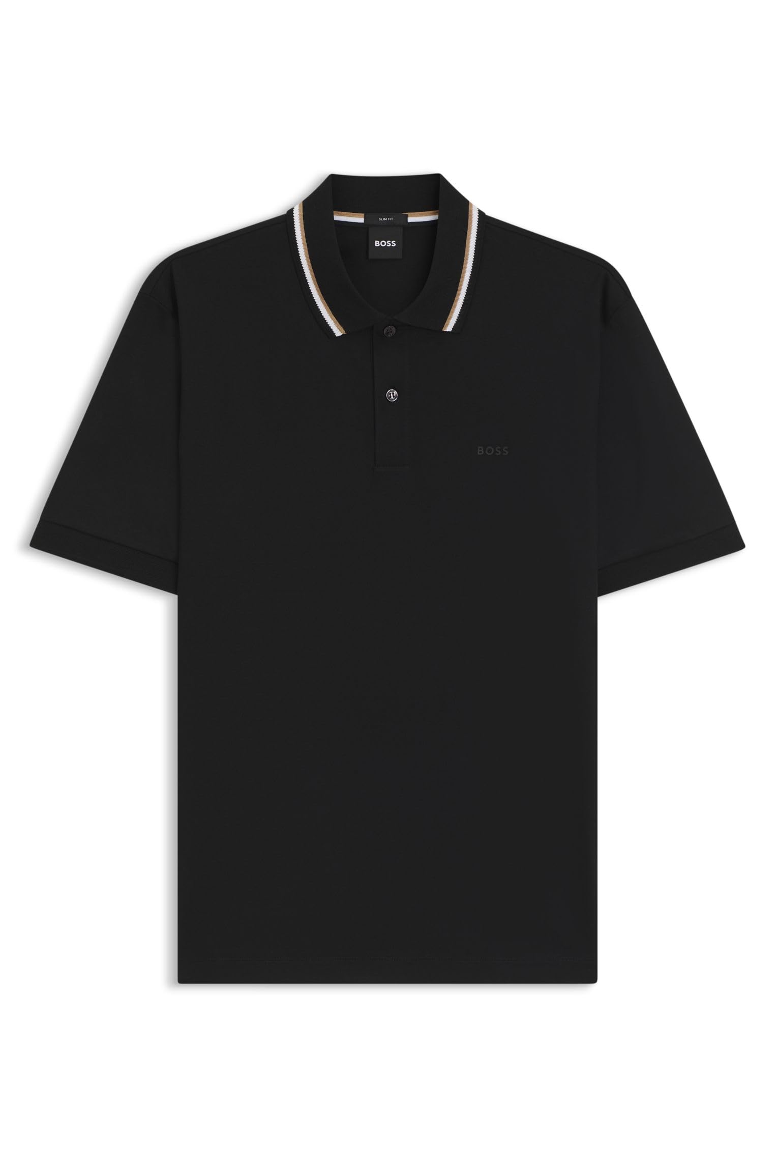 BOSS ブラック ポロシャツ S Amazon | [BOSS] [ボス] ストライプカラー スリムフィット コットン