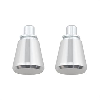 HJGarden 2pcs Spring Loaded Plunger Knob Spring Pin Aluminum Spring-Loaded Plunger Spring Catch Mechanical Accessories