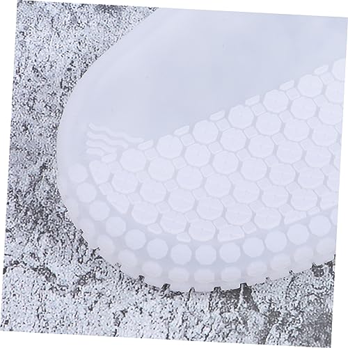 1 par de fundas para calzado de silicona, protectoras contra la lluvia, para actividades al aire libre y galochas resistentes al desgaste, color blanco miniatura 5