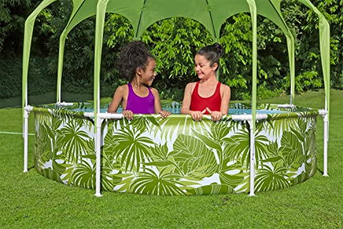 Piscine Splash-in-Shade Play Pool protégeant les enfants du soleil