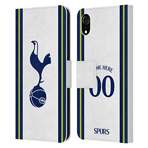 Coque iPhone XR Tottenham Hotspur F.C. Étui Portefeuille en Cuir Personnalisé