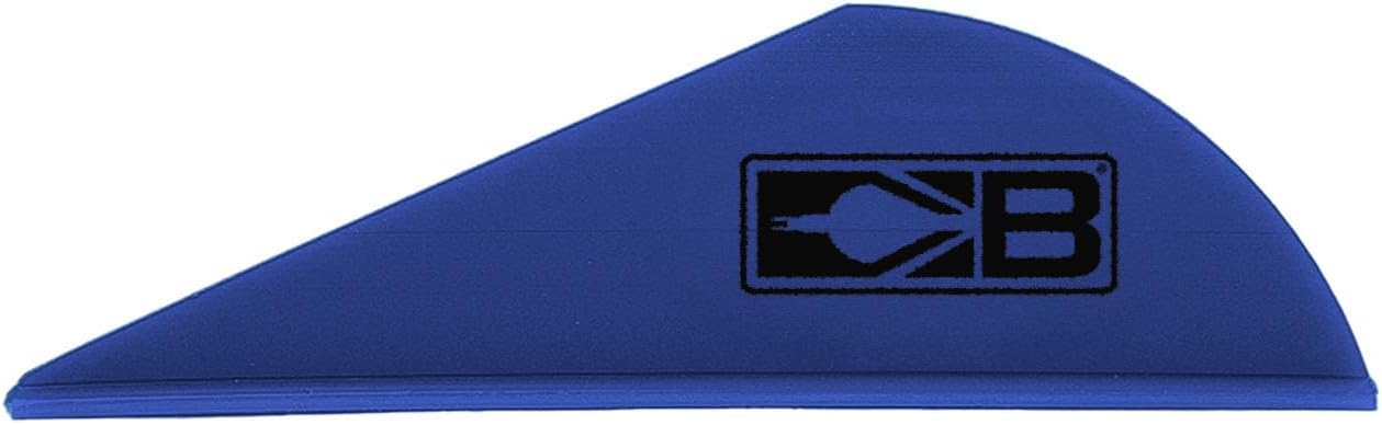 Bohning Black Sky 2.0” Hunting, 3D, Crossbow Vanes, 100 Pack, Blue