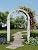 Nantucket Deluxe 60"W x 94"H Vinyl Arbor
