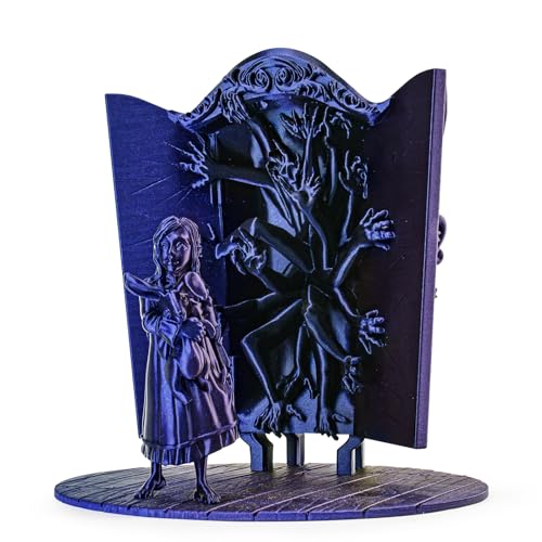 Image of ZIRO Glitter PLA Filament 1.75mm, 3D Printer Filament Shiny Sparkle PLA, Chameleon Series 1KG /2.2lbs Spool, Super Twinkle Effect Material, Fit Most FDM 3D Printers, Iris Blue Luster