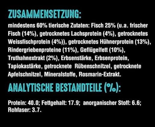 Crave Adult Trockenfutter mit Lachs & Weißfisch, 6 Beutel, 6x750g – Premium Katzenfutter trocken mit hohem Proteingehalt und ohne Getreide – Hergestellt mit 100 Prozent natürlichem Fisch