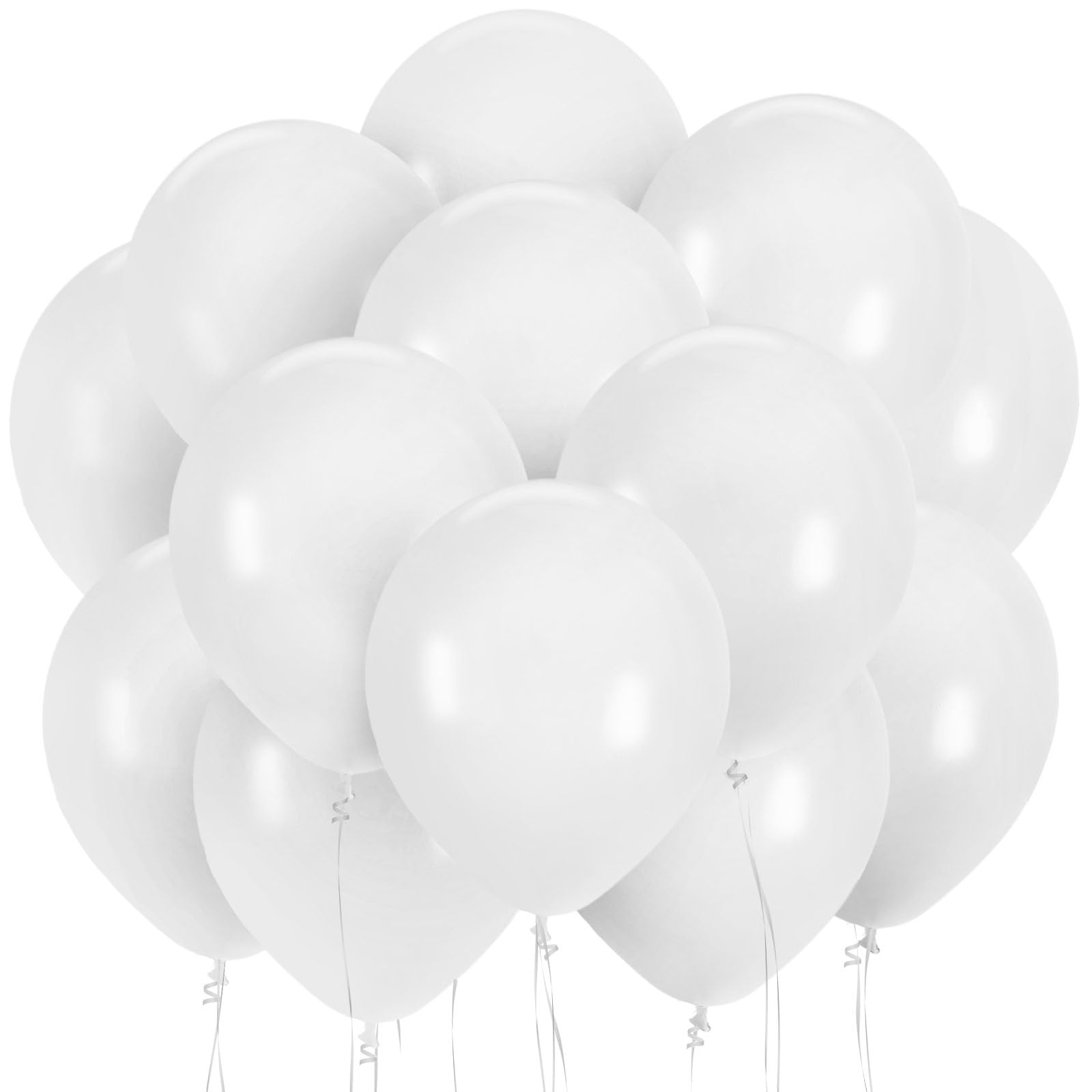 MCPINKY140PCS Party Balloons, White Latex Balloons 12 Inch Balloons Garland Arch Kit for Wedding Birthday Party Decor
