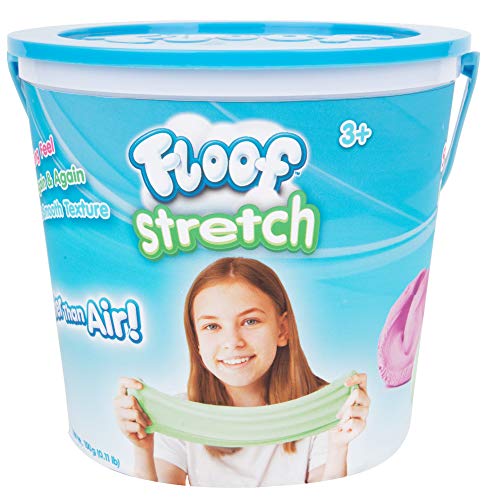 Floof Modeling Clay - 150 Grams of Reusable Stretchy Modeling Dough - Super Stretch Abilities & Soft As A Cloud! - Assorted Colors of Green, Pink Or Blue!