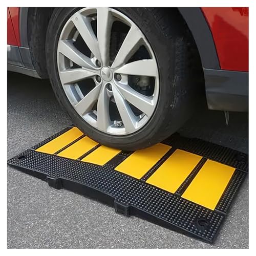 Ralentisseur en caoutchouc contre les excès de vitesse en garage