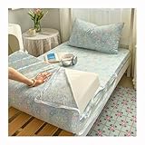 TAILLE IDÉALE : Ce couvre-matelas futon est disponible en taille simple et est conçu pour s'adapter parfaitement aux matelas japonais traditionnels. Il offre une couverture parfaite, vous évitant ainsi de vous soucier des parties exposées de votre matelas
