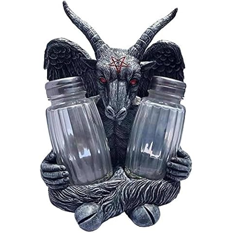 Kreepsville 666 Goat Head Baphomet Salt & Pepper Shakers Cover