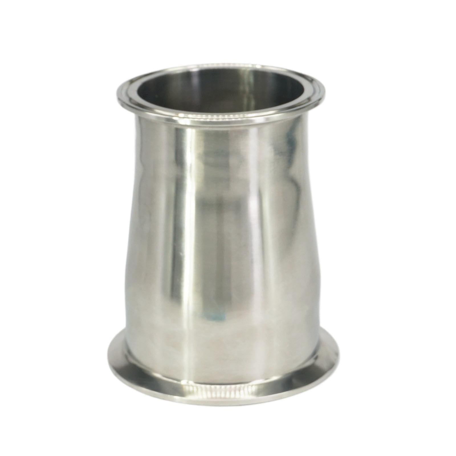 PAKMEZ Fit Tube O.D 89mm-76mm Tri Clamp 3.5"-3" Ferrule O.D 106-91mm 304 Stainless Steel Pipe Fitting Reducer