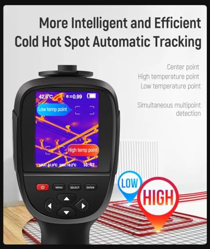 GOYOJO 256x192 Thermal Imaging Camera with Dual-Light Fusion, -4~1022°F, Handheld Infrared Thermal Imager for Home Inspection HVAC Electrical Plumbing Leak Detection and Mechanical Maintenance - Image 2