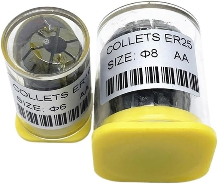 ER11 ER16 ER20 ER25 ER32 AA 0.008 Mm ER Spring Collet Suitable Engraving Machine Spindle CNC Machining Center(ER25-3.175mm)