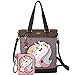 CHALA Work Tote with Zip Around Wallet (Unicorn)