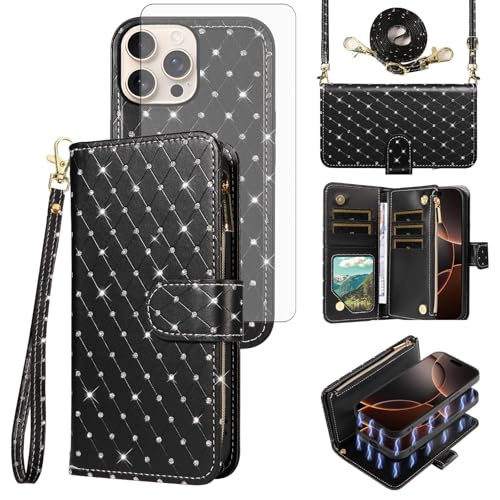 Coque iPhone 16 Pro Asuwish ZSZXCX antichoc noir mat