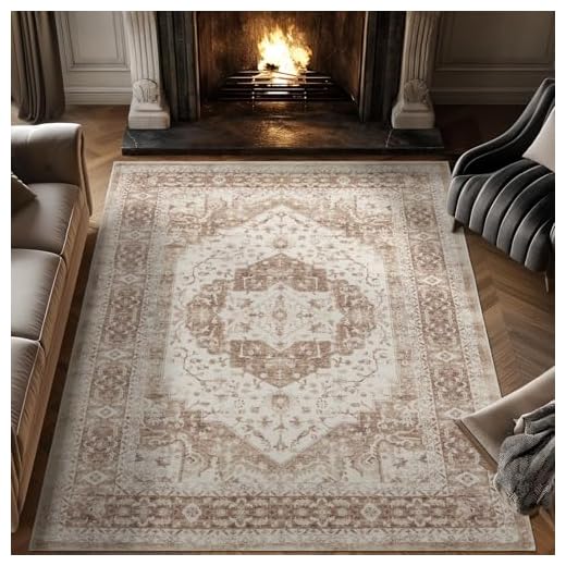 jinchan Washable Area Rug