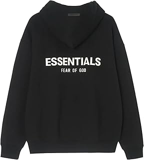 ESSENTIALS 連名パーカー エッセンシャルズ メンズ レディース カジュアル ロゴ パーカー 人気 大きいサイズ プルパーカー エフオージー 春 秋 冬服 CO-BRANDED HOODIE [並行輸入品]