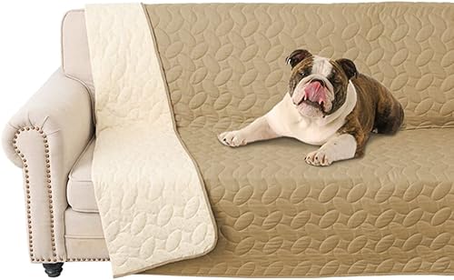 Ameritex Funda de cama para mascotas, manta para cama de perro para sofá y muebles, impermeable, nuevo diseño de patrón (52 x 82 pulgadas, arena) disponible en Yaxa Costa Rica