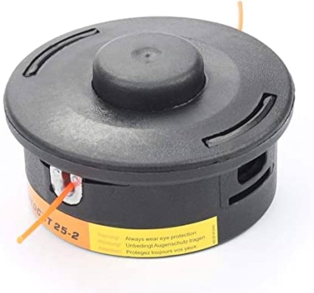 Sadaiv Nipun Universal Auto Cut Trimmer Head – Compatible with GT Shakti Green Garden, Replacement for AutoCut Thread M10 x 1.25mm, Mower Head with 2.4mm Line for Brush Cutter