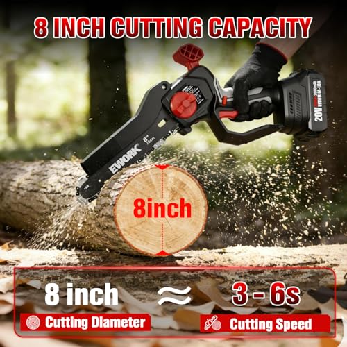 EWORK 8-Inch Mini Chainsaw