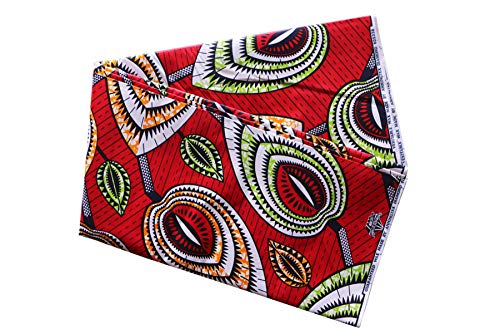 African Traditional Wax Print Head wrap Scarf, Women Multi-Color Headband (TJ3)