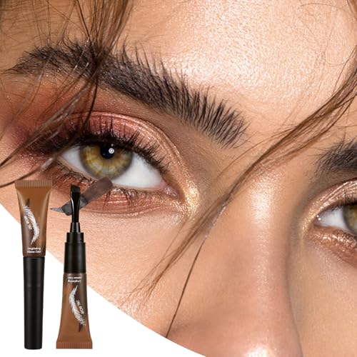 Color De Cejas - Colorante De Ceja Impermeable Profesional | Fórmula De Teñido Semipermanente Duradero Y De Seco, Color Instantáneo Natural Profesional Para Hombres Y