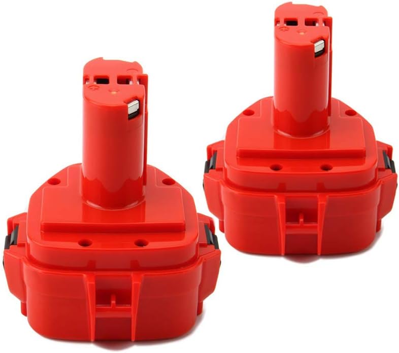 2 pieces 12.0 V 2000 mAh 12 V 2.0Ah 1220 Ni-Mh battery (red) replacement battery tool battery for Makita power tool replacement battery 12V 2.0Ah1222 1220 1200 1230 1233 1234 1235 fits Makita 6213D 6217D 6271D 6313D 6835D 6916D 8413D ML120