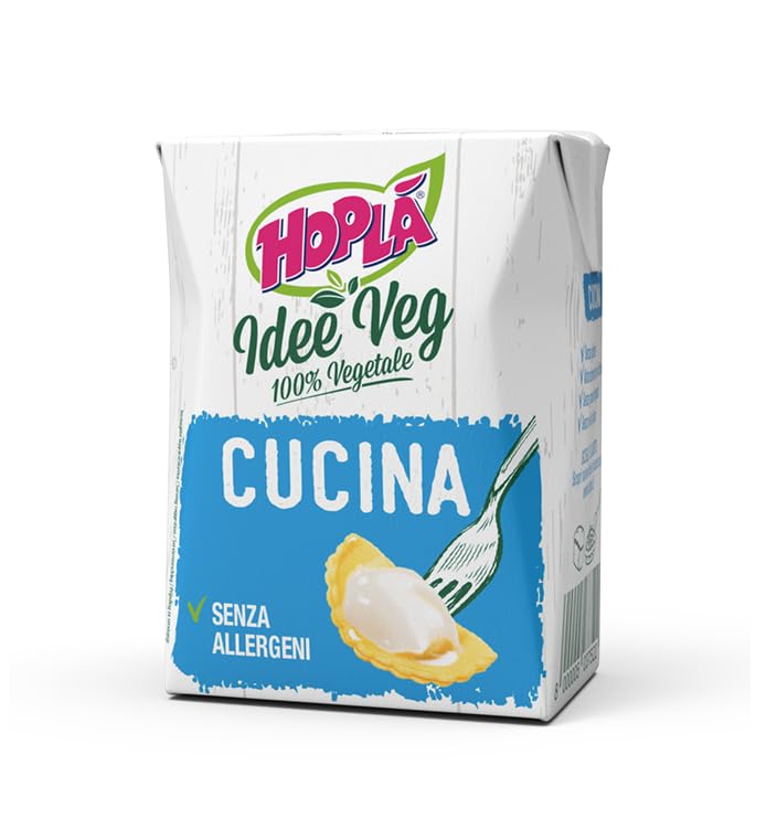 Panna Idee Veg Cucina, Senza allergeni, 24 Confezioni da 200 ml, 100% vegetale.