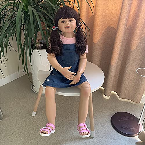 BEIAKE 98Cm / 39Inch Reborn Puppen Mit Langen Haaren Prinzessin Ball Gelenkpuppe Für Sammlerkunst Kinder Geburtstag… – Bild 6