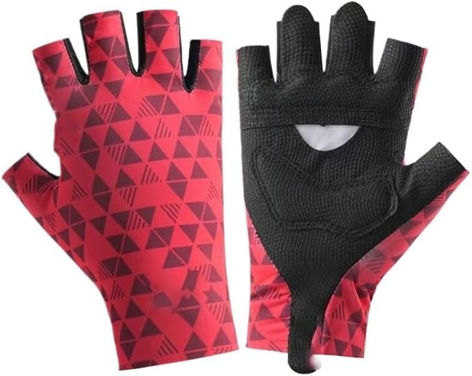 Cycling Half Finger Anti-Slip Breathable Outdoor Equipment Fitness Sports Nylon Gloves
